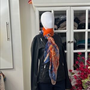 Knox Rose Black Asymmetrical Zip Faux Leather Jacket